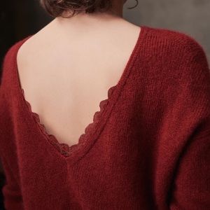 ✨Sézane Nicky Jumper in Raspberry✨